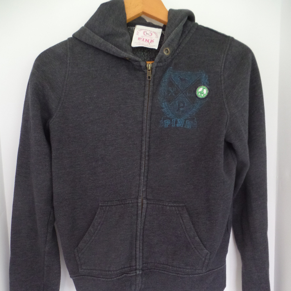 VS Pink zippered hoodie